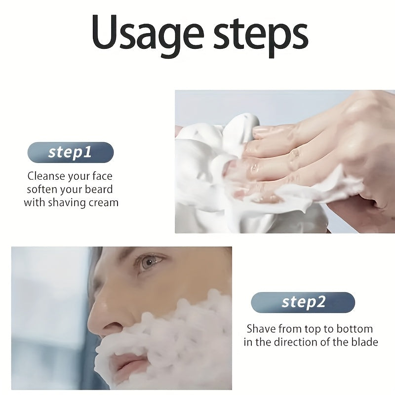 High-quality stainless steel safety razor +blades