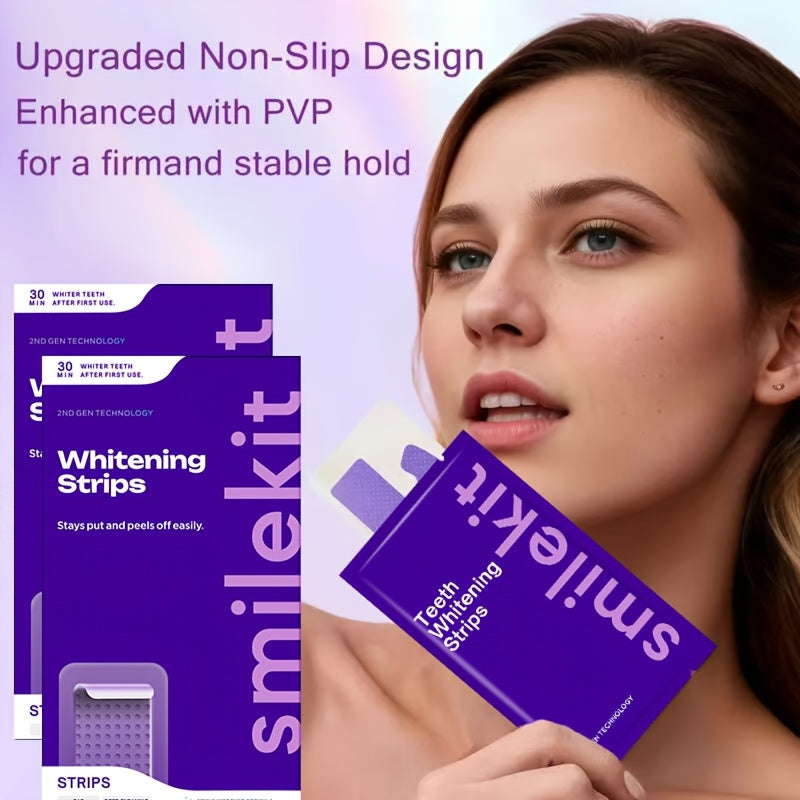 Pairs New Purple Teeth Brightening Strips