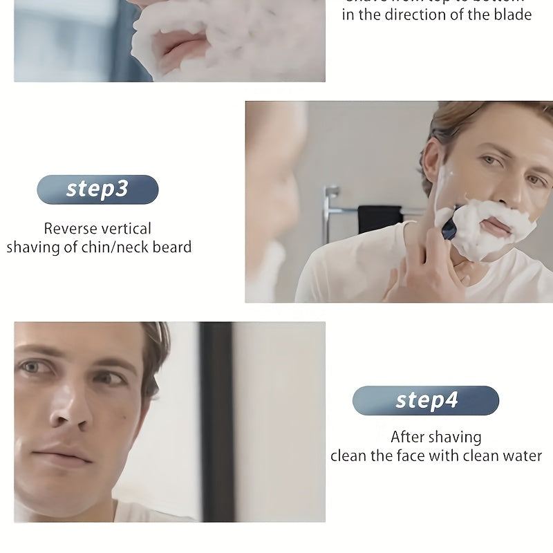 High-quality stainless steel safety razor +blades