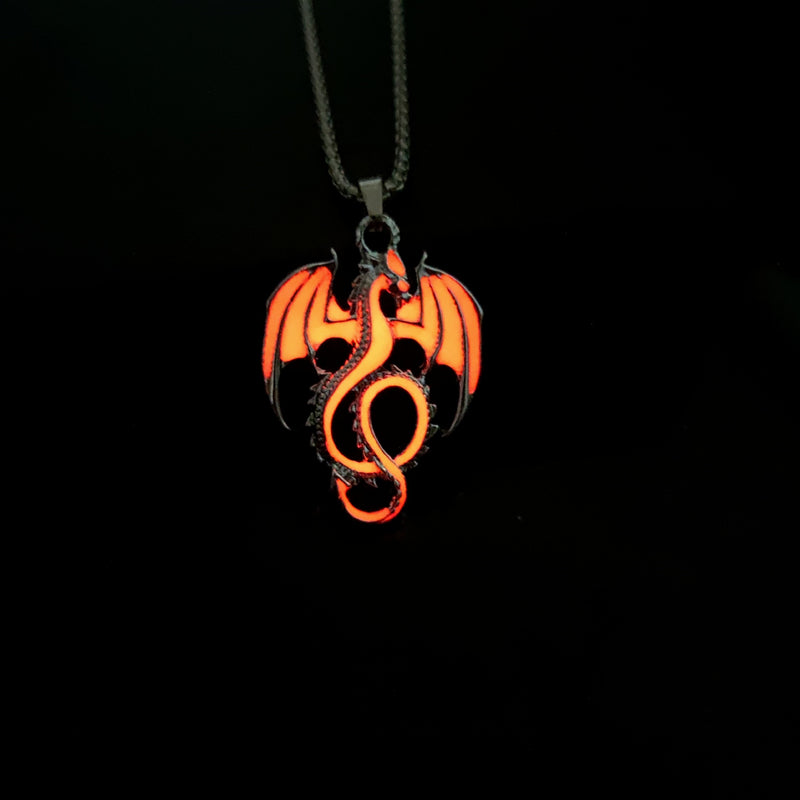 Luminous Dragon Pendant Necklace