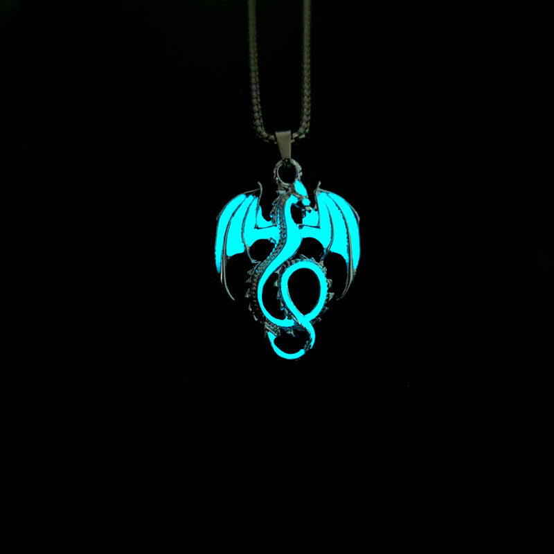 Luminous Dragon Pendant Necklace