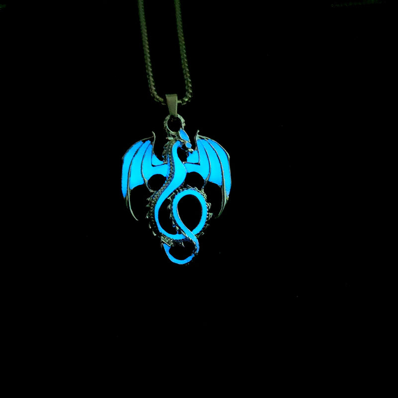 Luminous Dragon Pendant Necklace