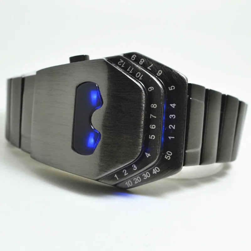LED Digital Snake Head watch