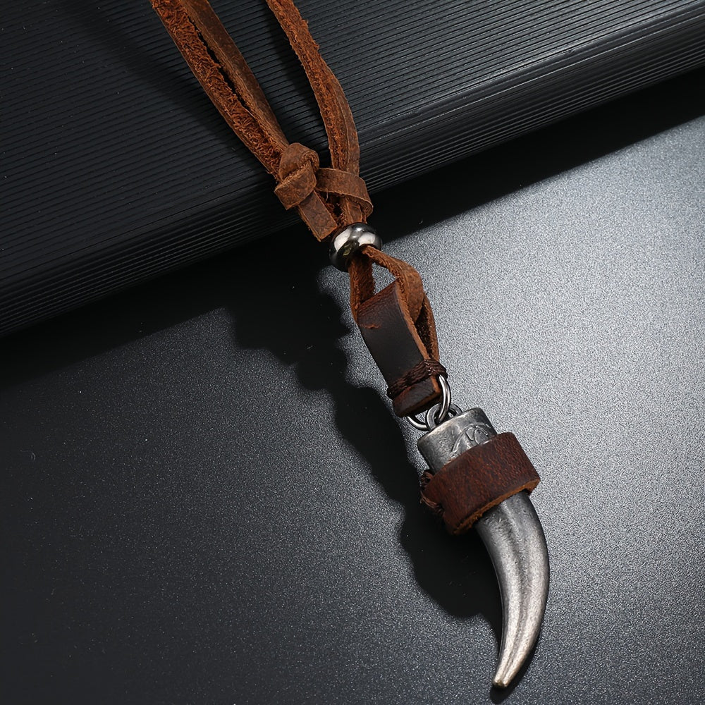 Bull Horn Necklace