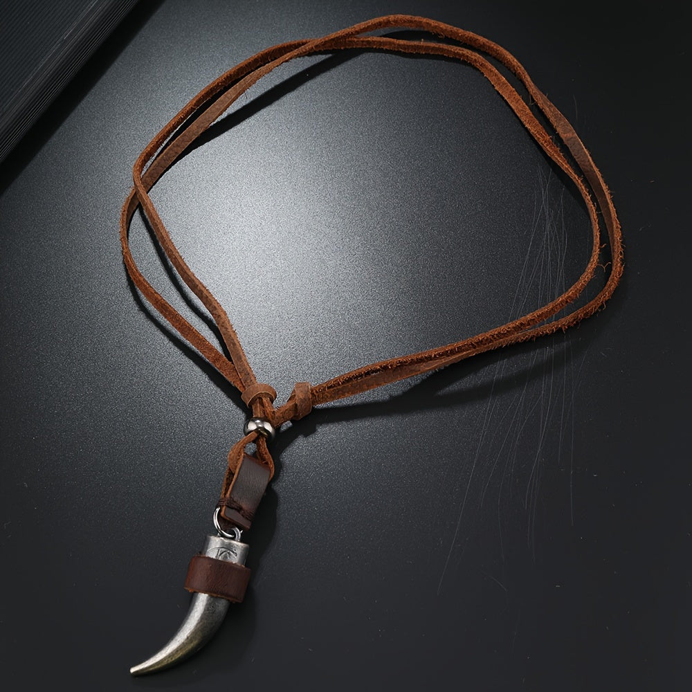 Bull Horn Necklace