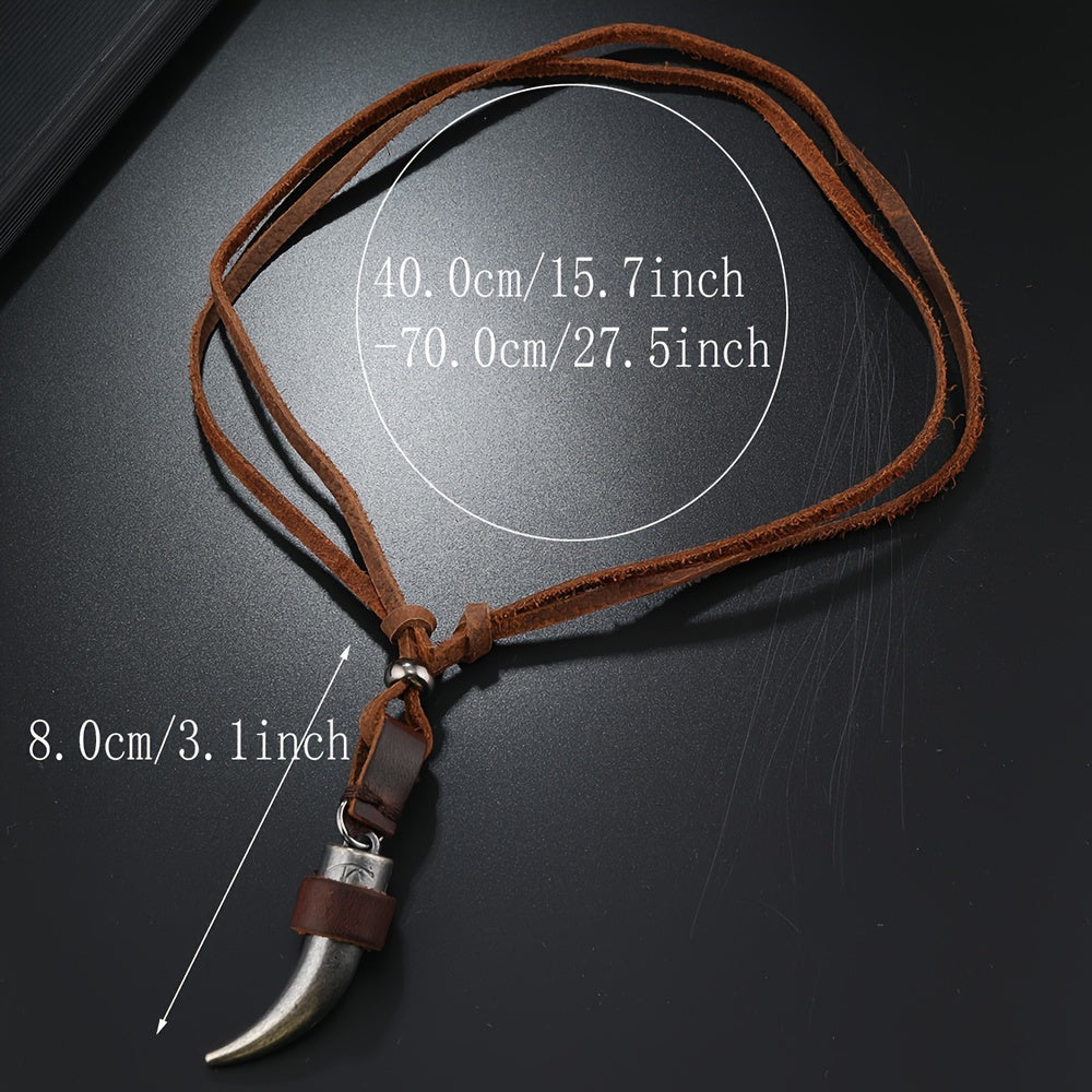 Bull Horn Necklace