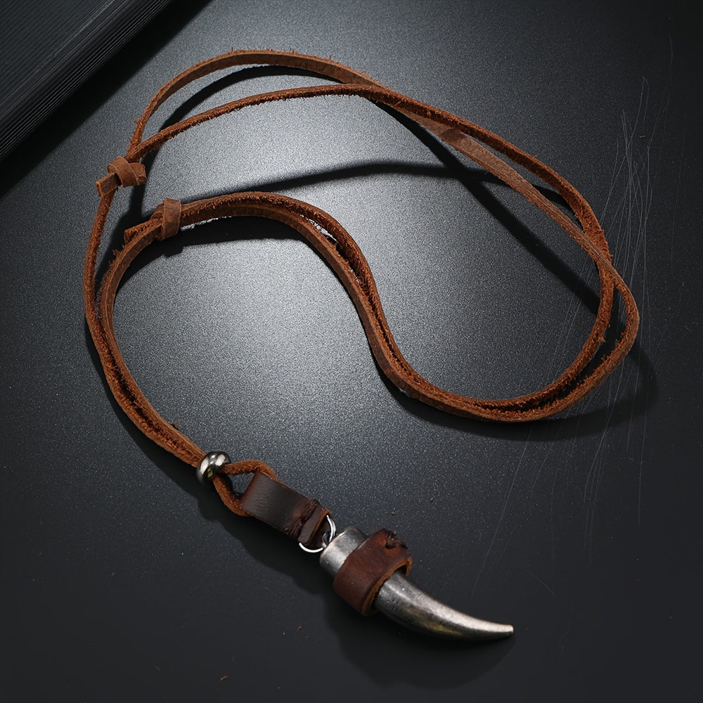 Bull Horn Necklace