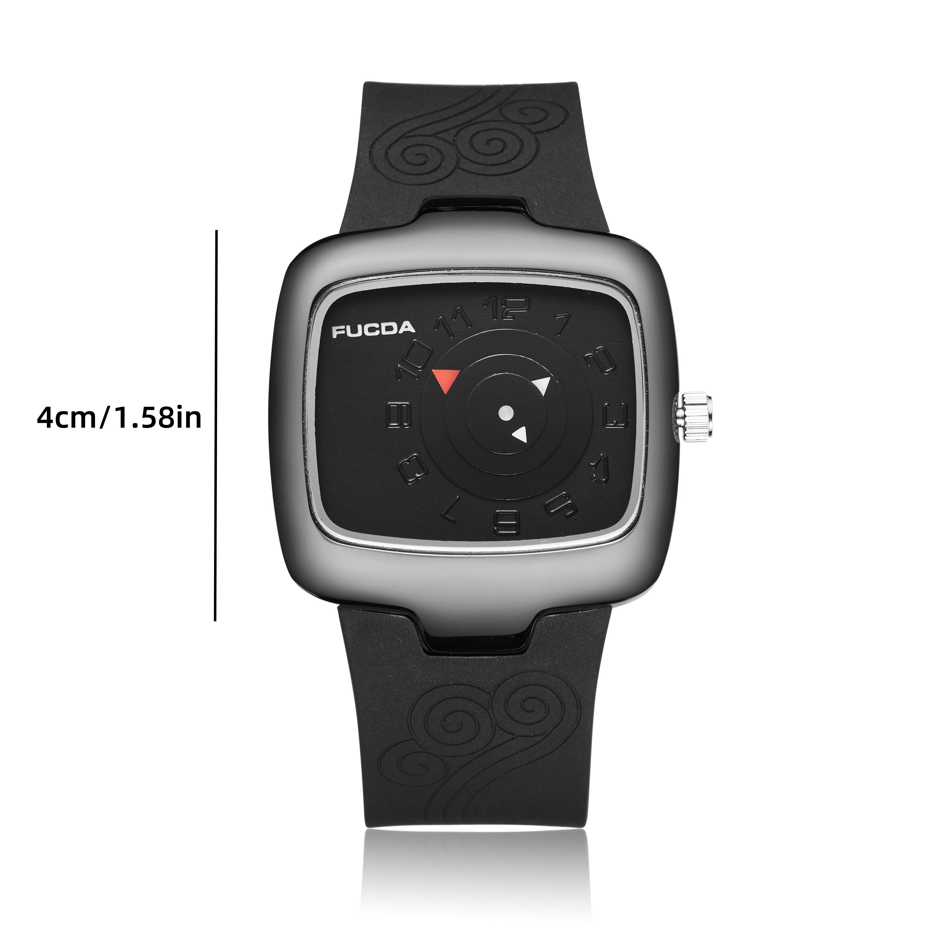 FUDDA Rotating Stainless Steel watch