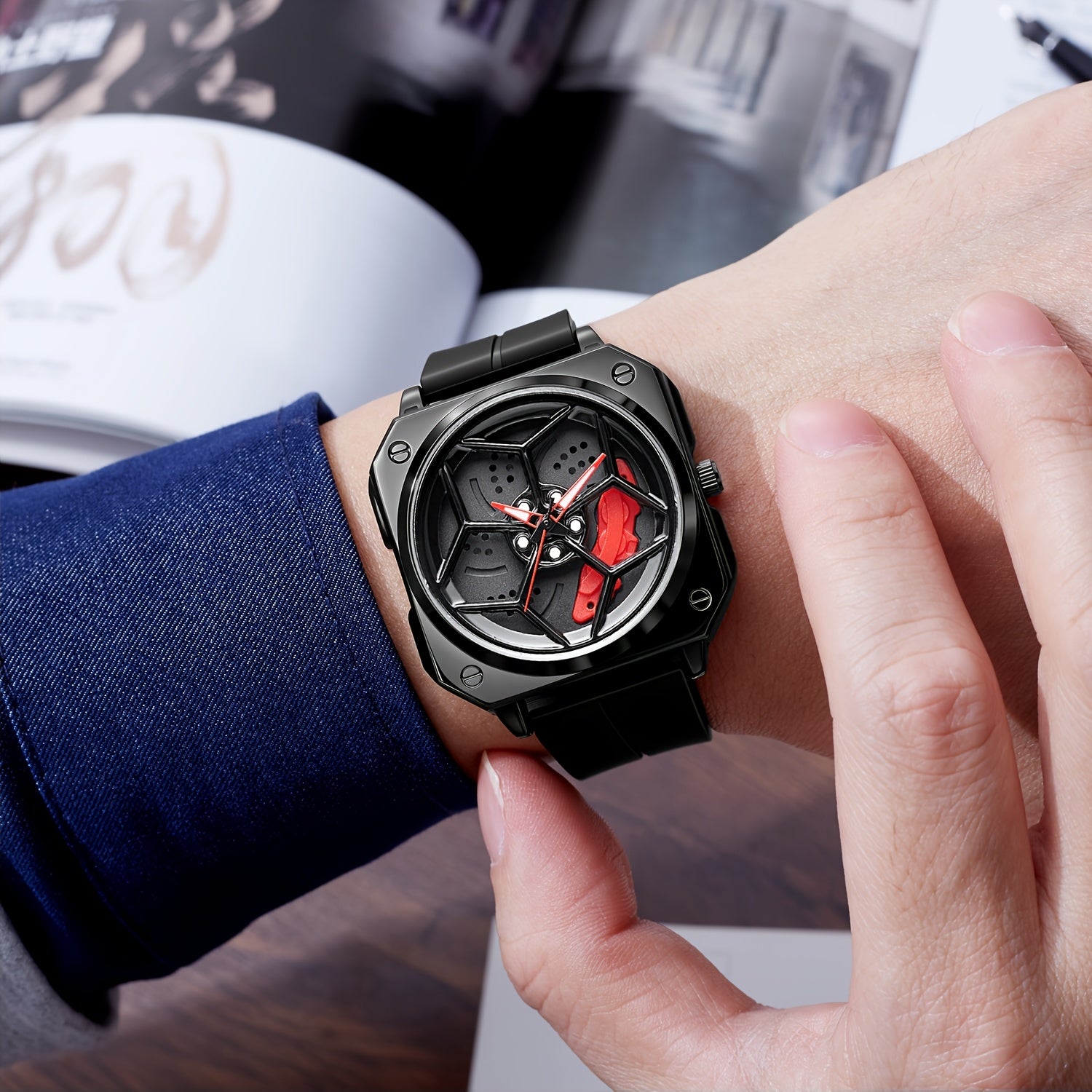 Rotating rim Style Watch 4