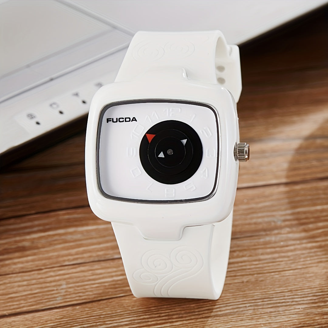 FUDDA Rotating Stainless Steel watch