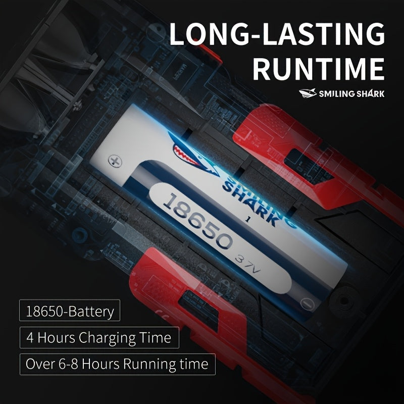 SMILING SHARK 2 in 1 Portable LED Torch power bank