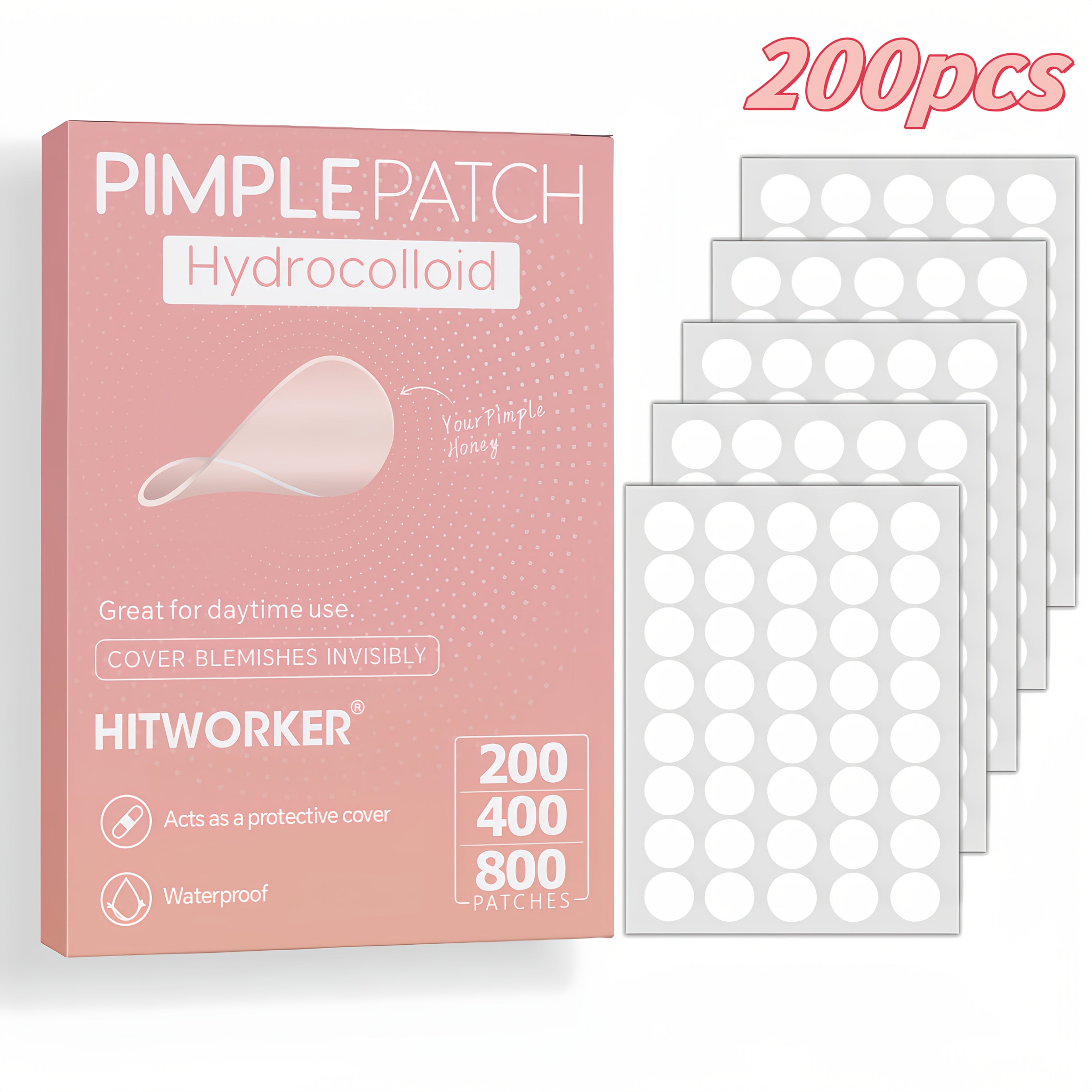 HITWORKER Hydrocolloid pimple patches