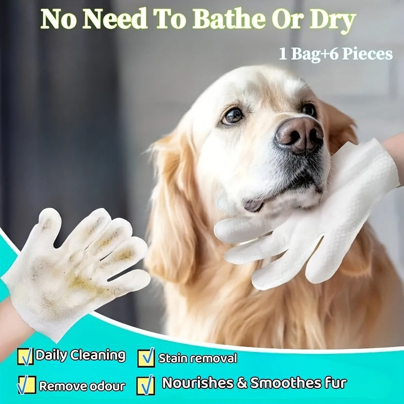 Disposable Pet Glove Wet Wipes