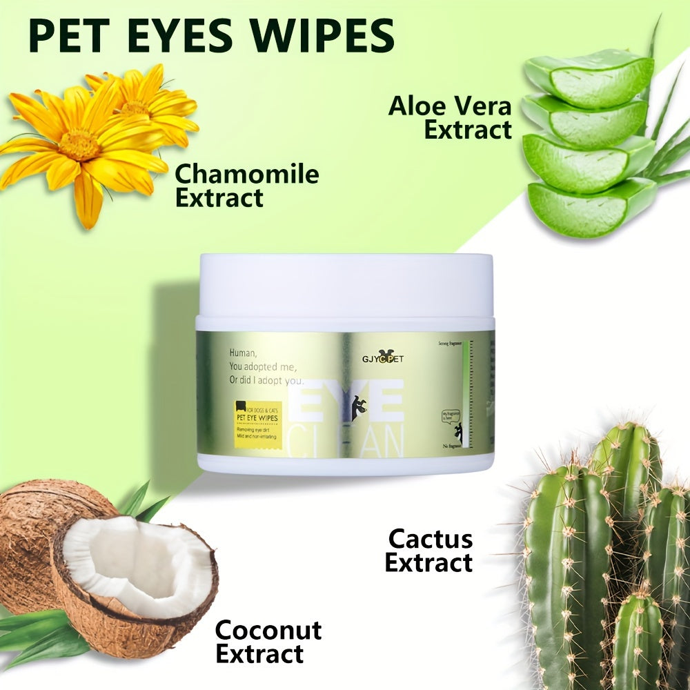 120pcs Pet Eye Wipes