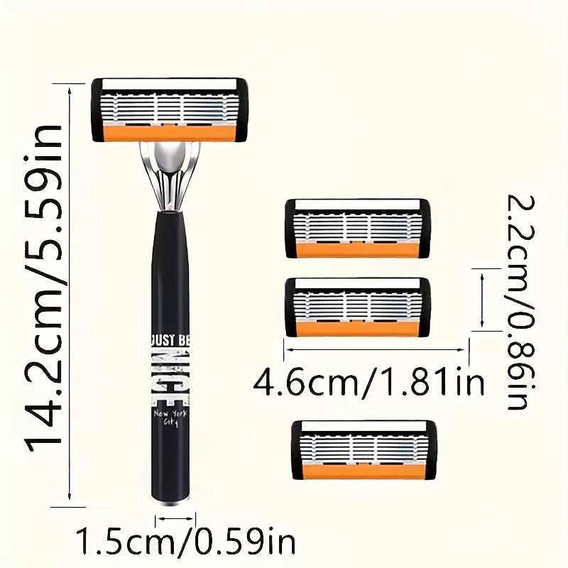 High-quality stainless steel safety razor +blades