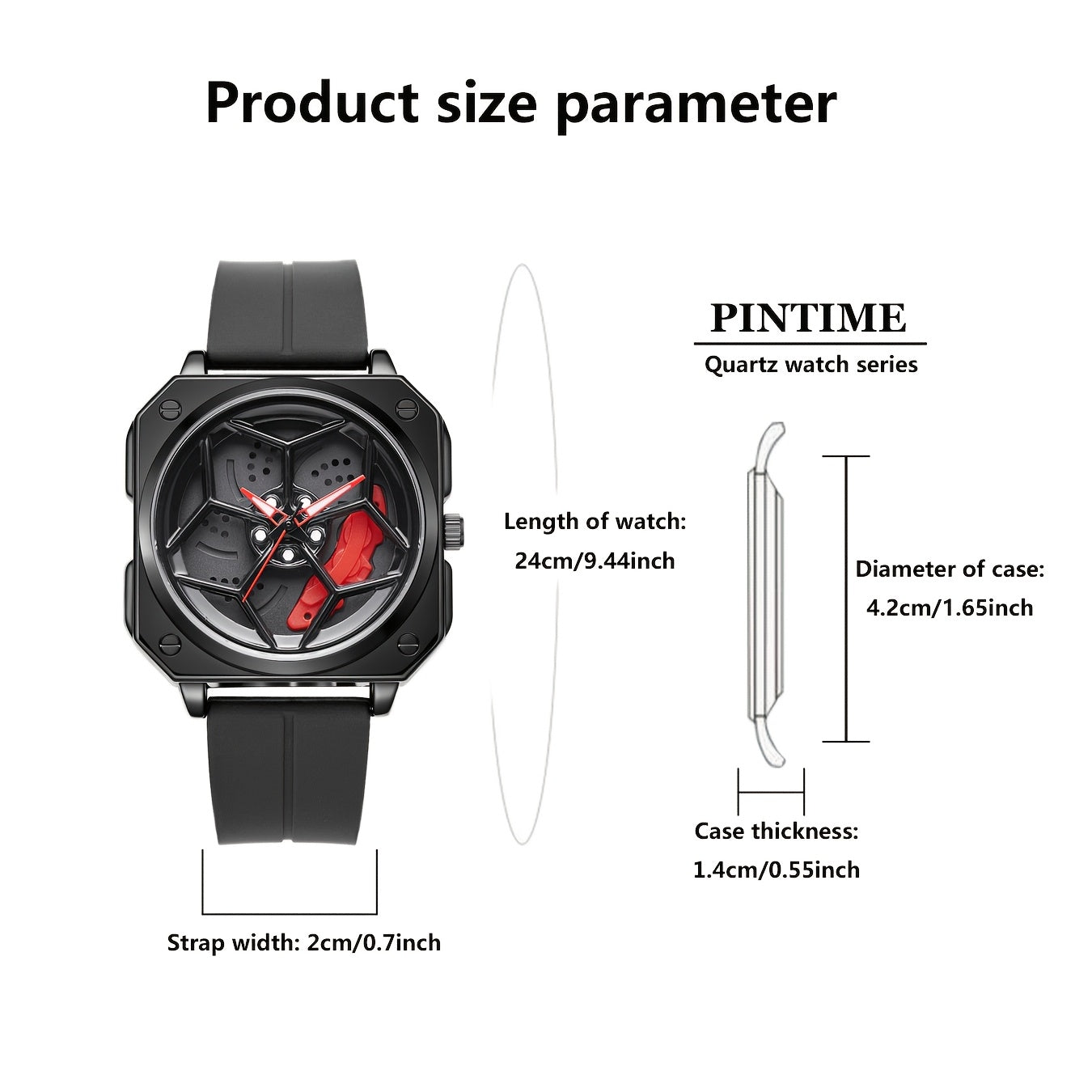 Rotating rim Style Watch 4