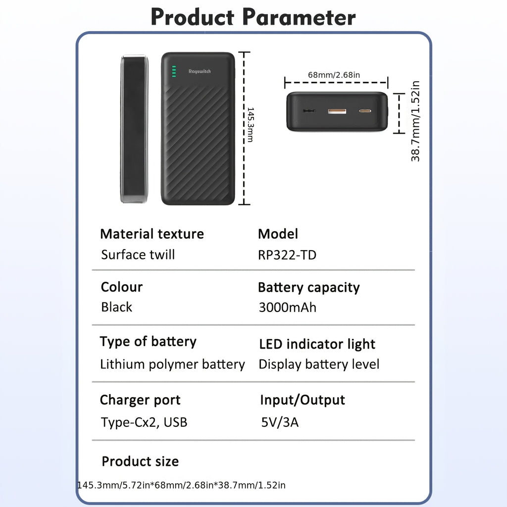 Rayswitch 30000mAh Power bank