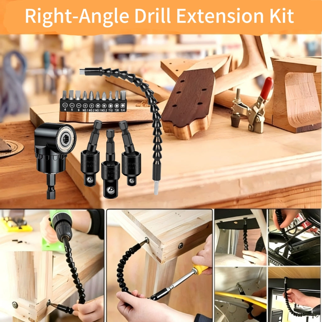 15pcs Flexible Drill Bit Extension