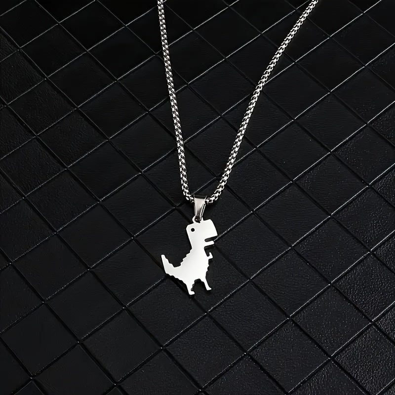 no wifi dino Necklace