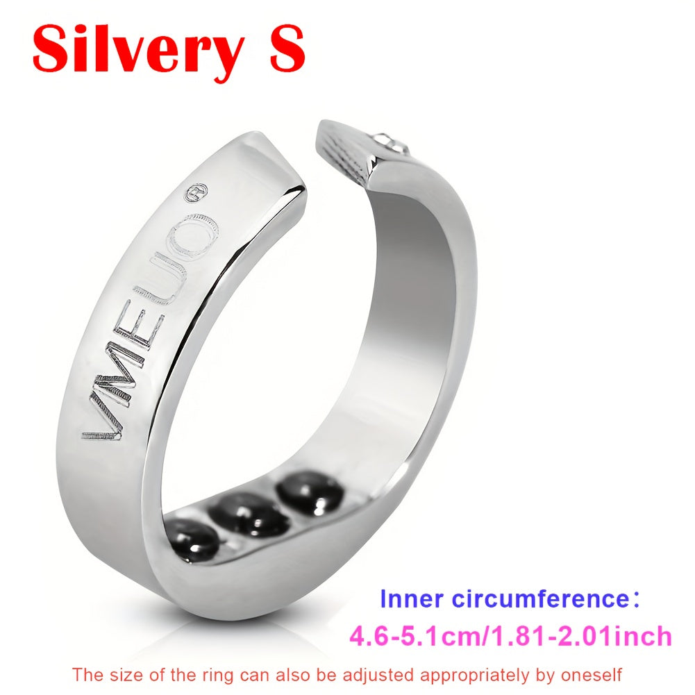 WMEUO Ring - Inlaid with 3 Health Stones for menopause and stress