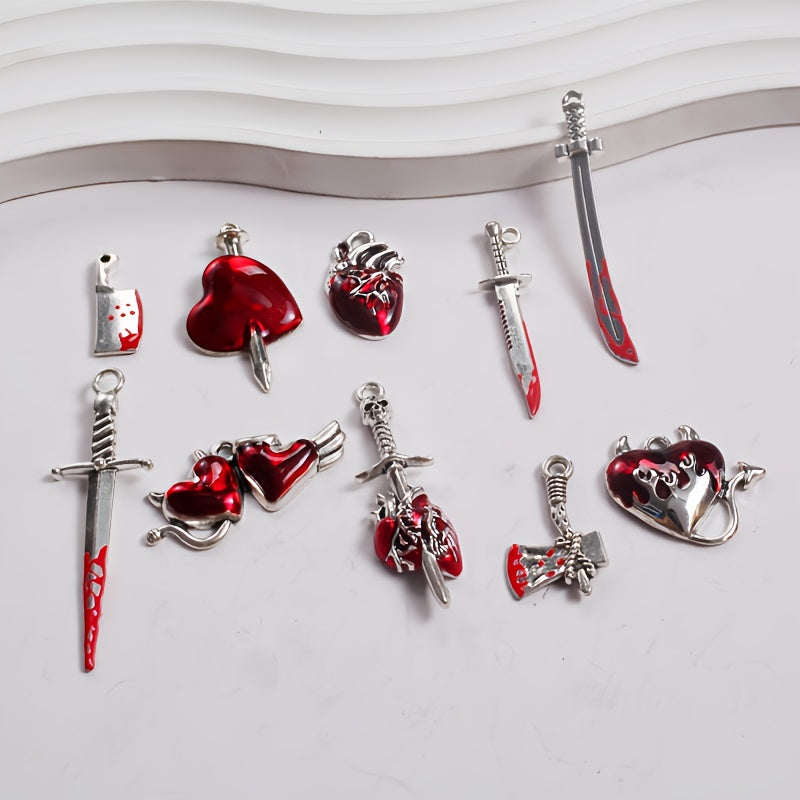 10pcs horror  Pendant