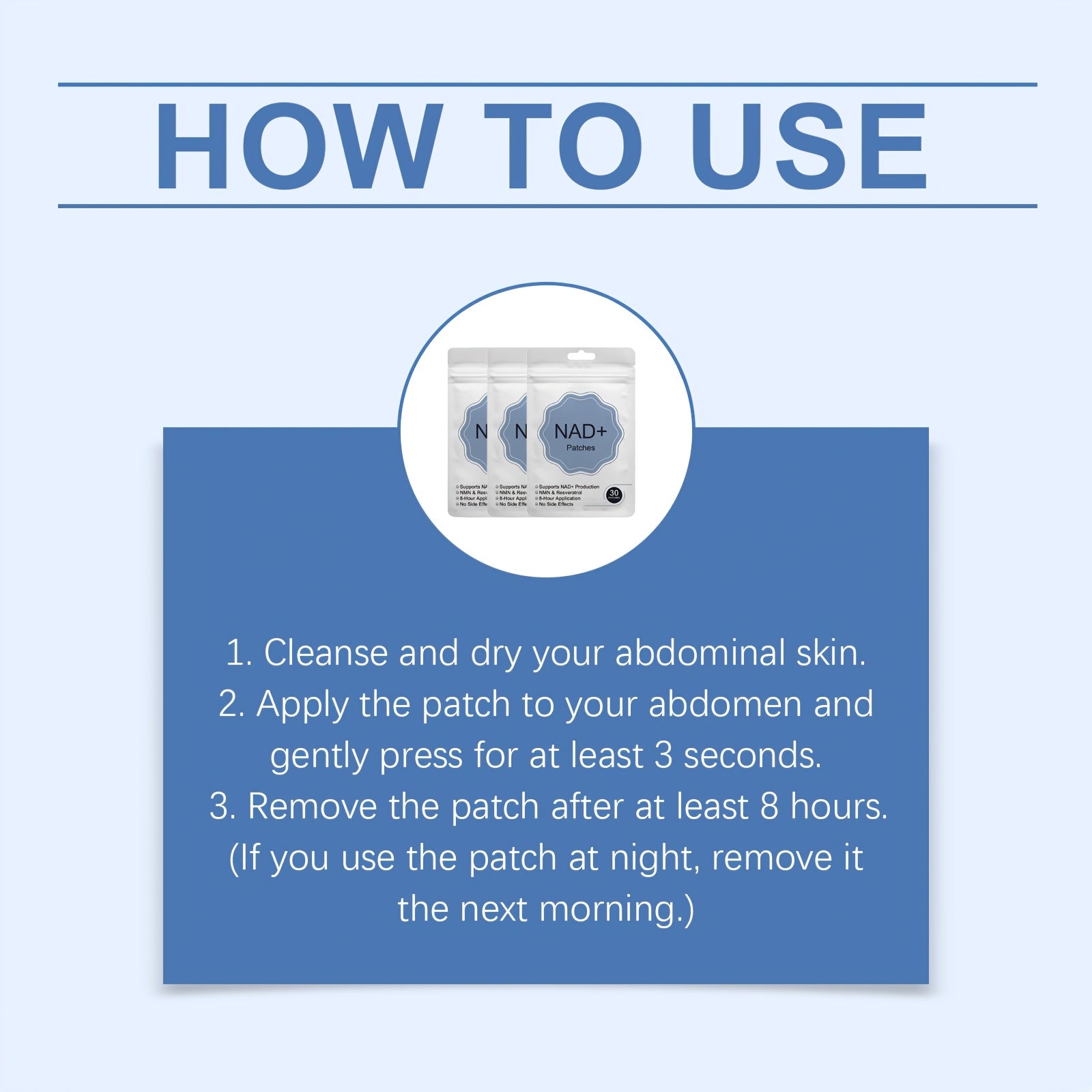 90pcs weight loss & workout NAD+ body patches