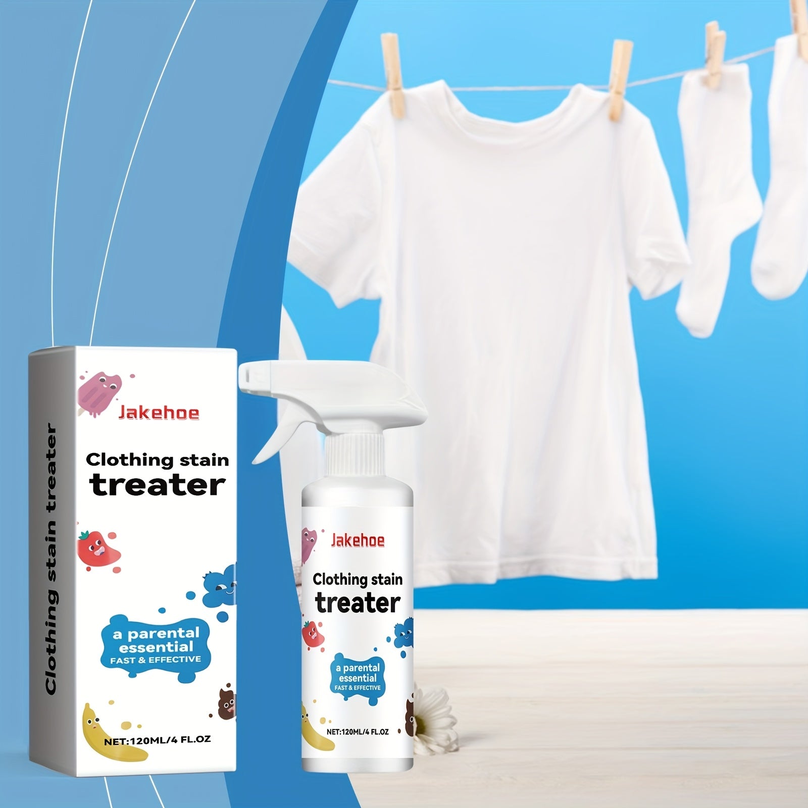 fresh stain remover spray 120ml