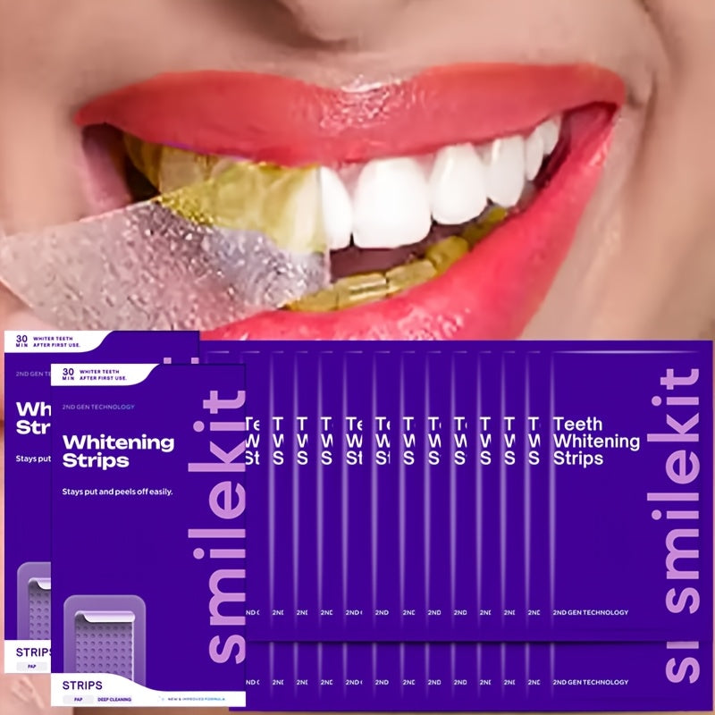 Pairs New Purple Teeth Brightening Strips