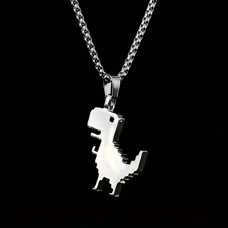 no wifi dino Necklace