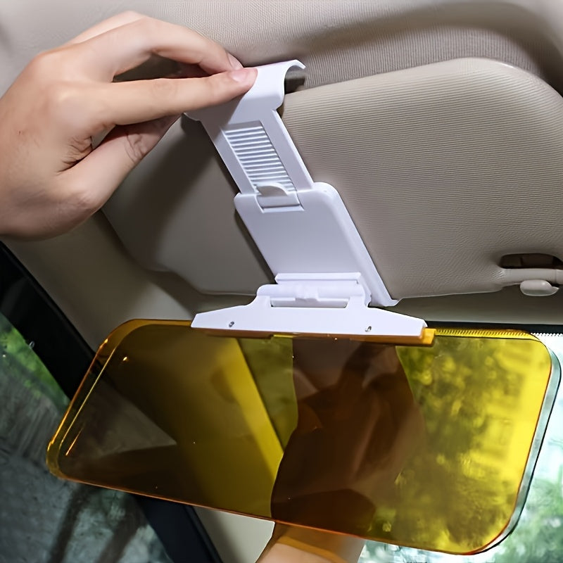 2-in-1 Anti-Glare Adjustable Car Sun Visor