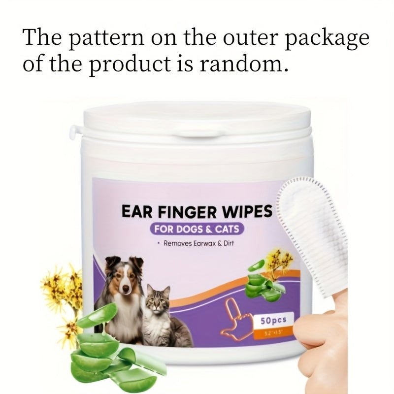 50pcs pet Ear/eye wipes