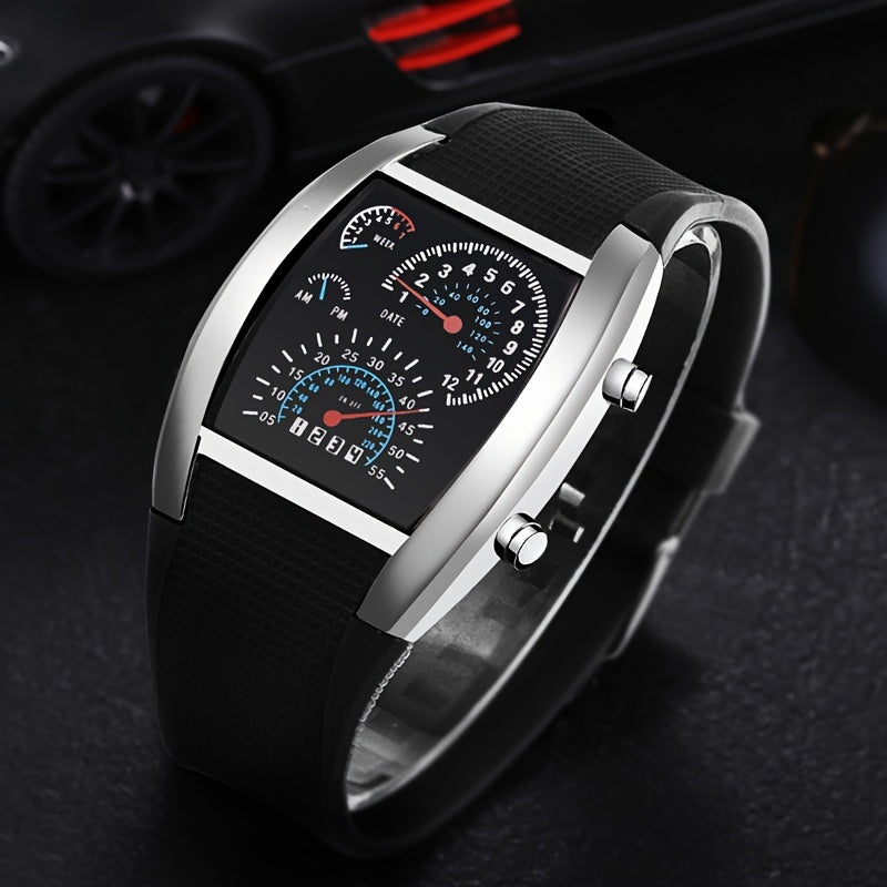 LED Aviation Electronic Watch