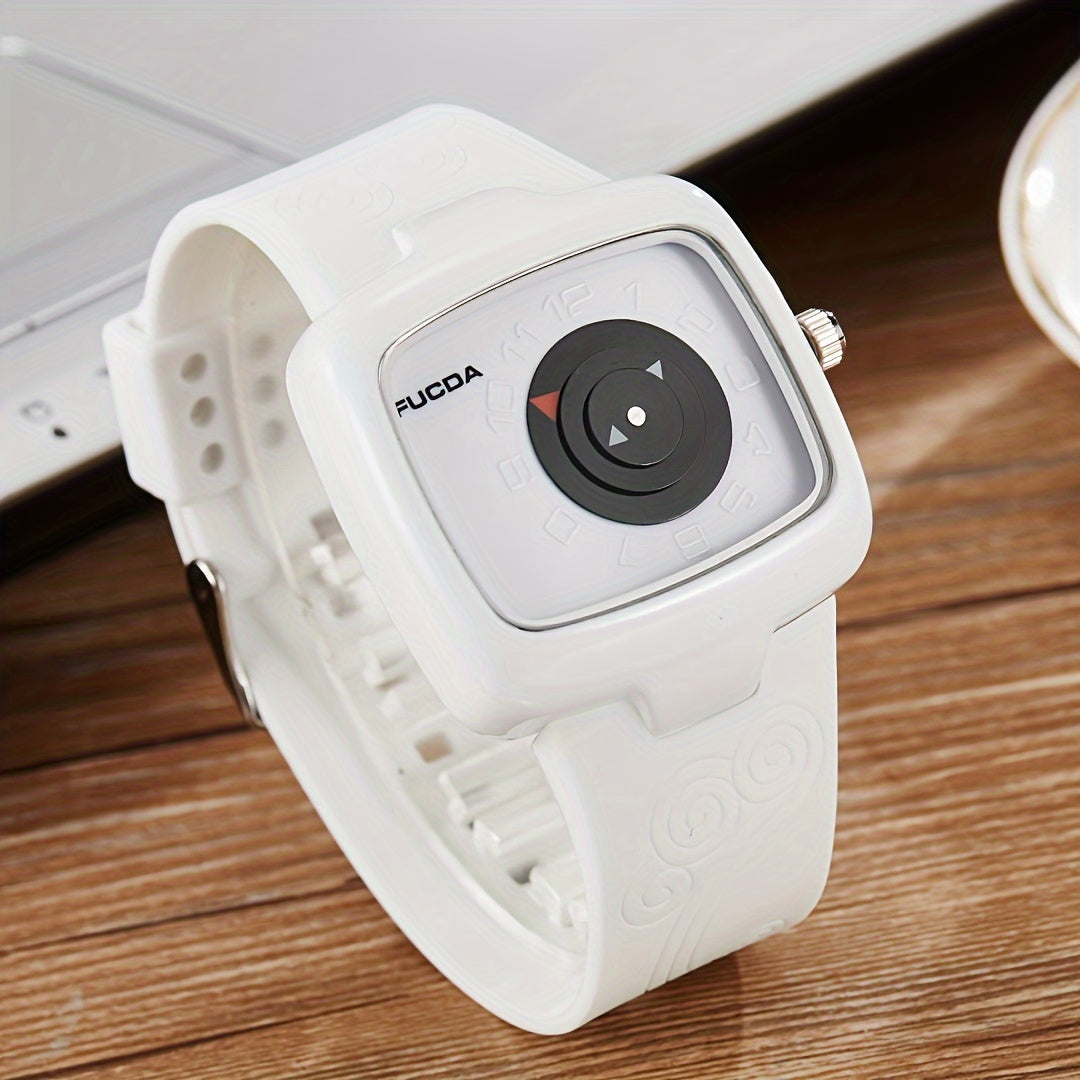 FUDDA Rotating Stainless Steel watch