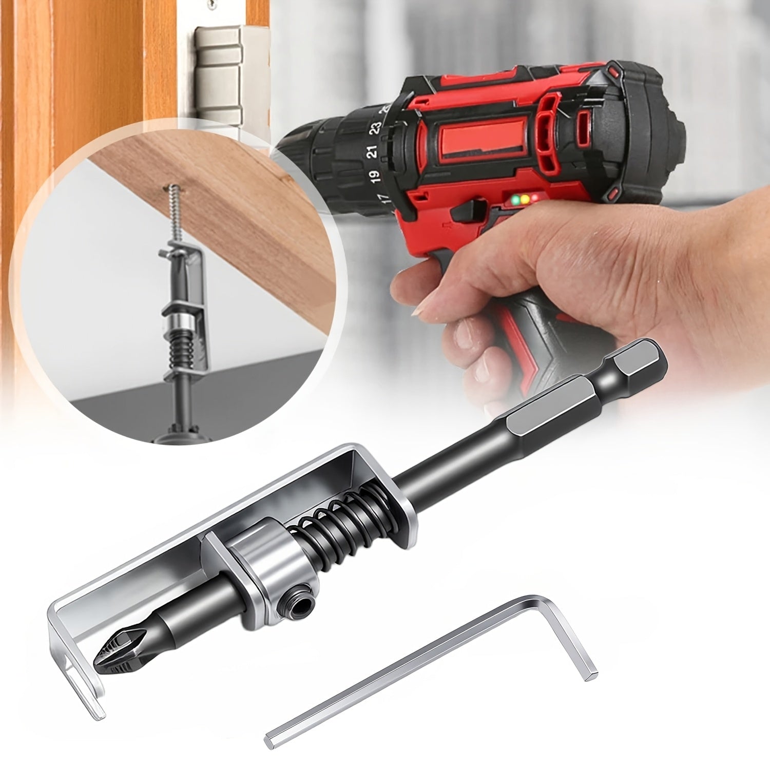 Spring-Loaded Screw Holder Screwdriver Bit
