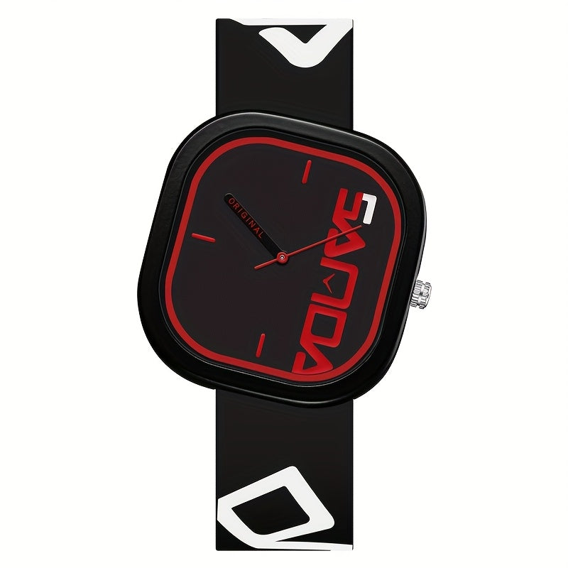 square Quartz sports Watch
