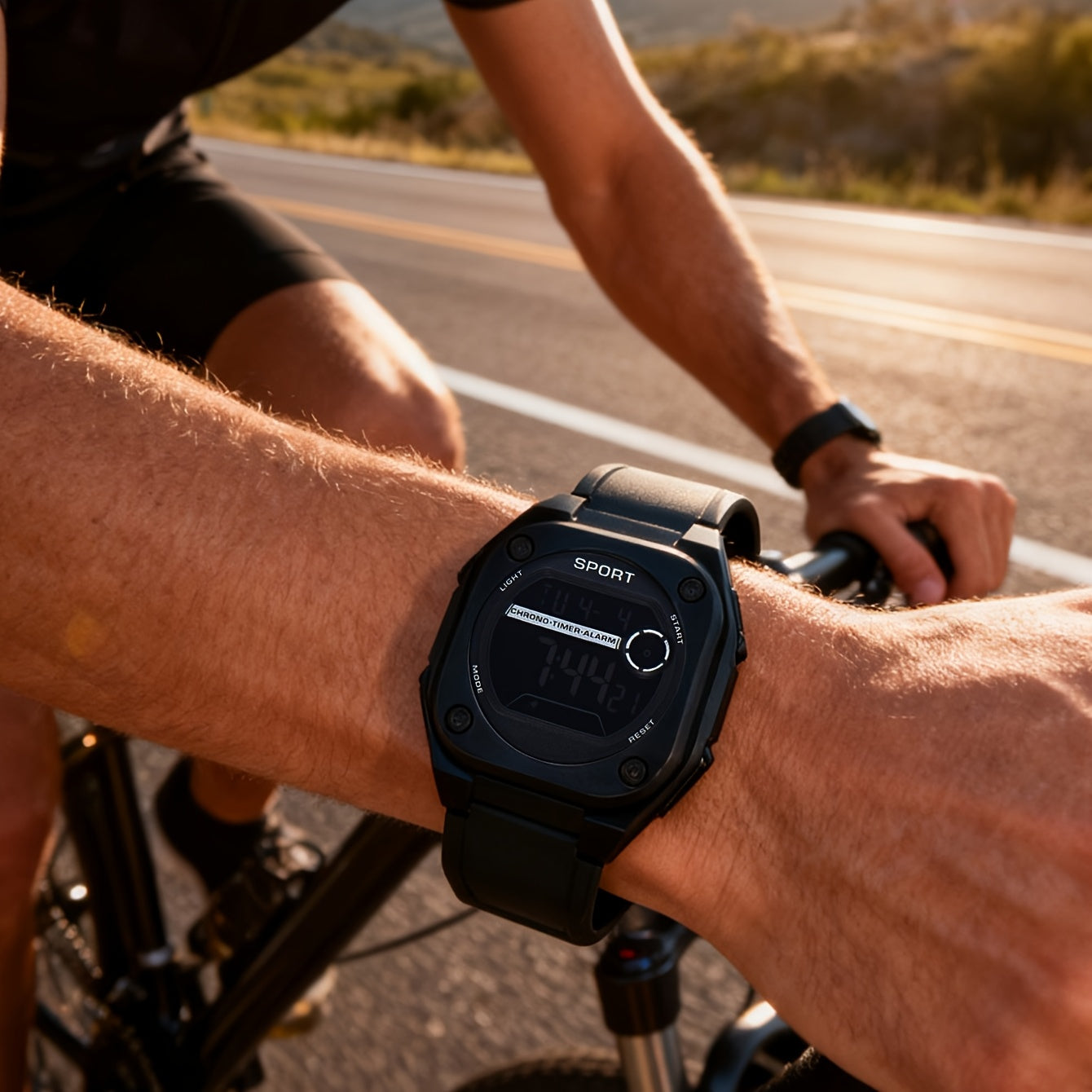 Digital minimalism sports watch