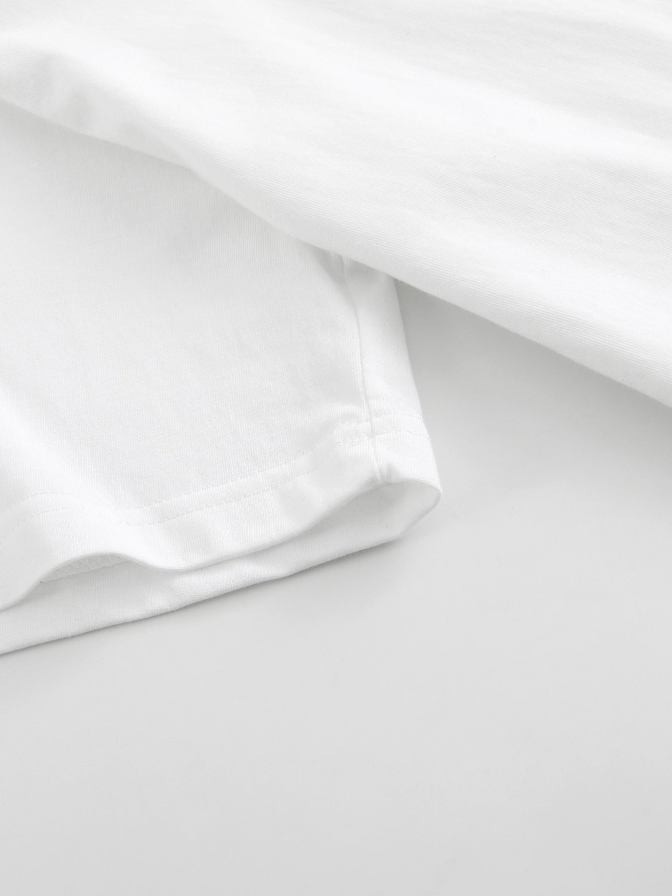 Letter Print Round Neck T-Shirt