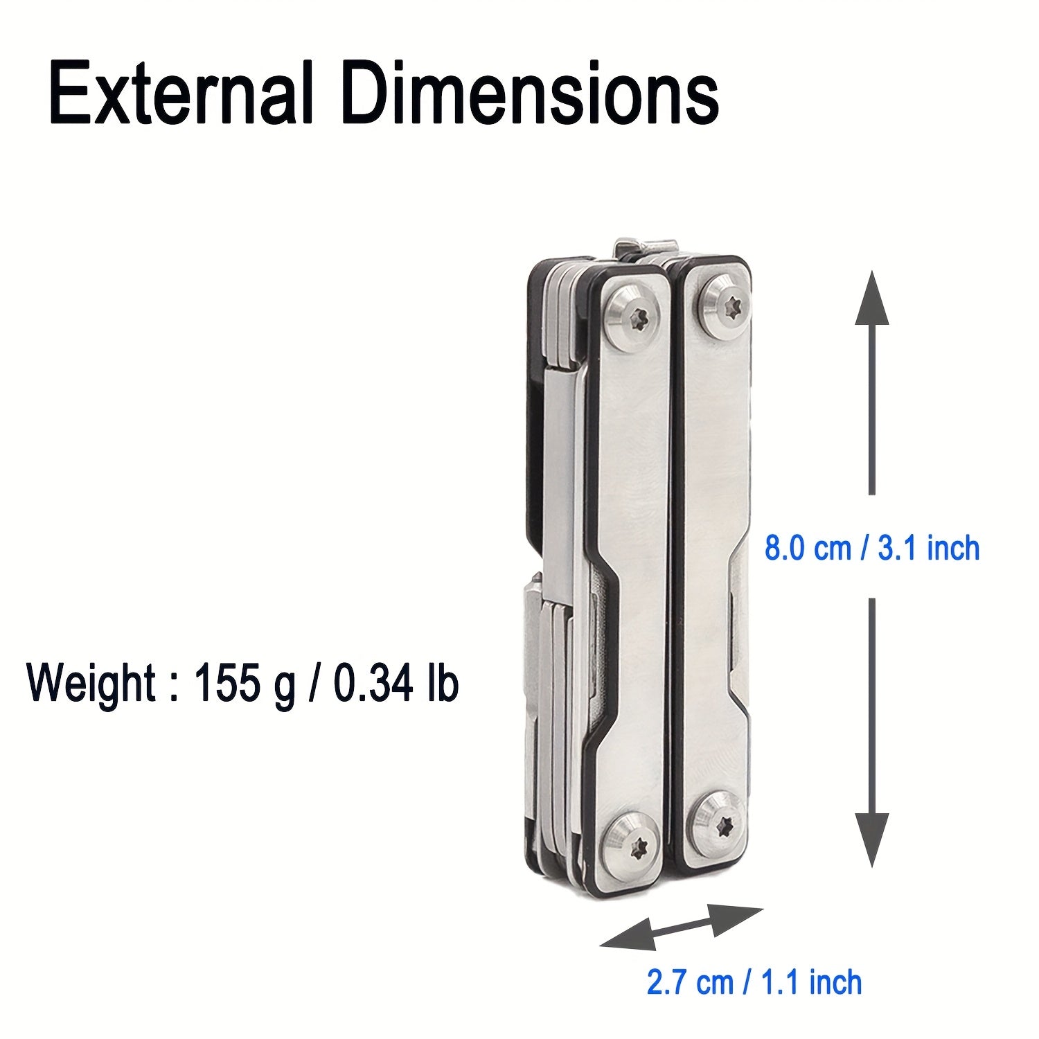 Folding multi tool with Needle-Nose Pliers