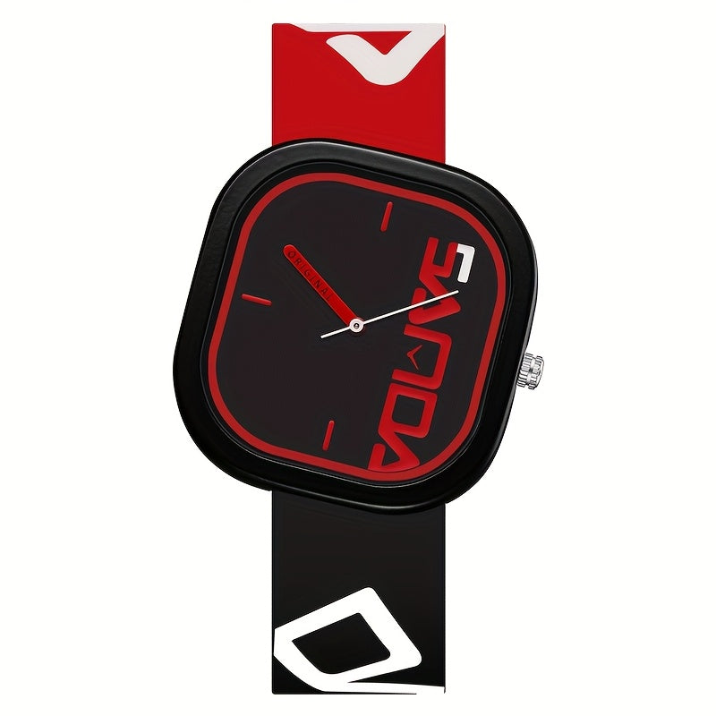square Quartz sports Watch
