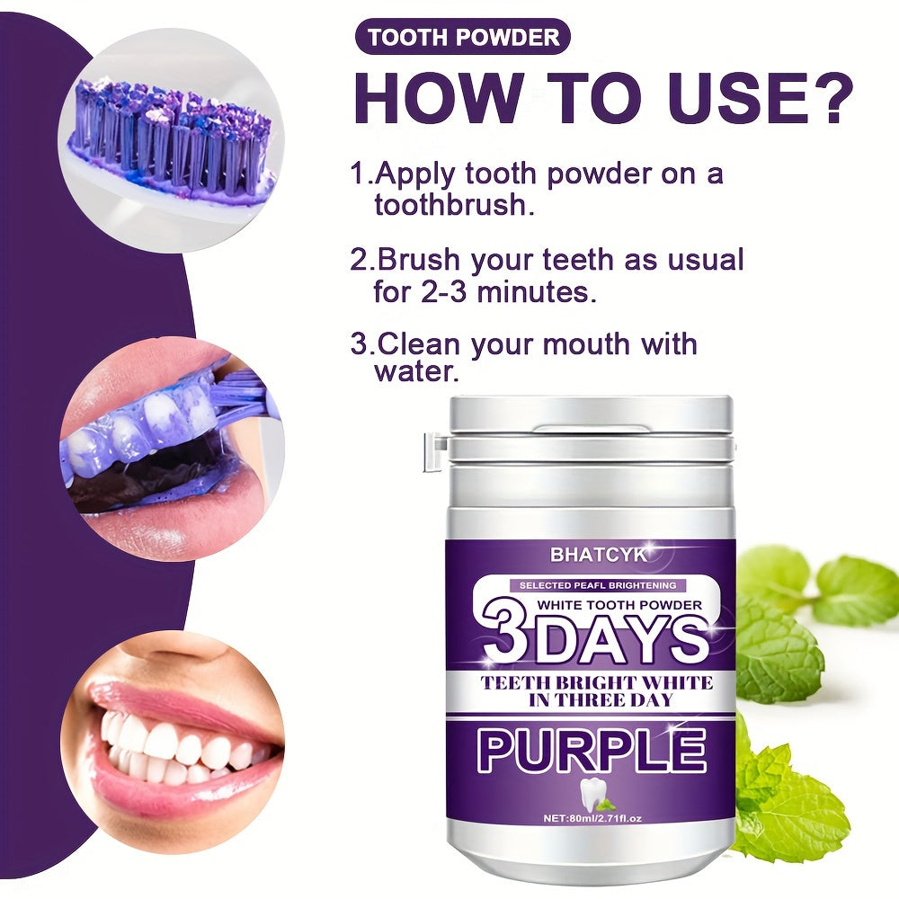 Purple Teeth whitening Powder
