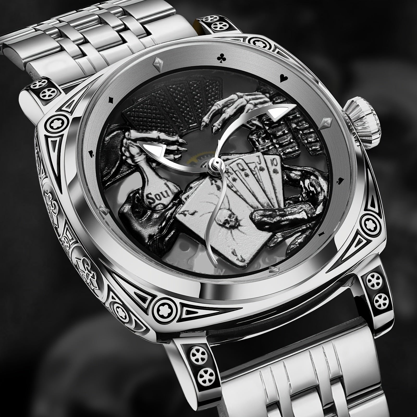 Carved Automatic Watch