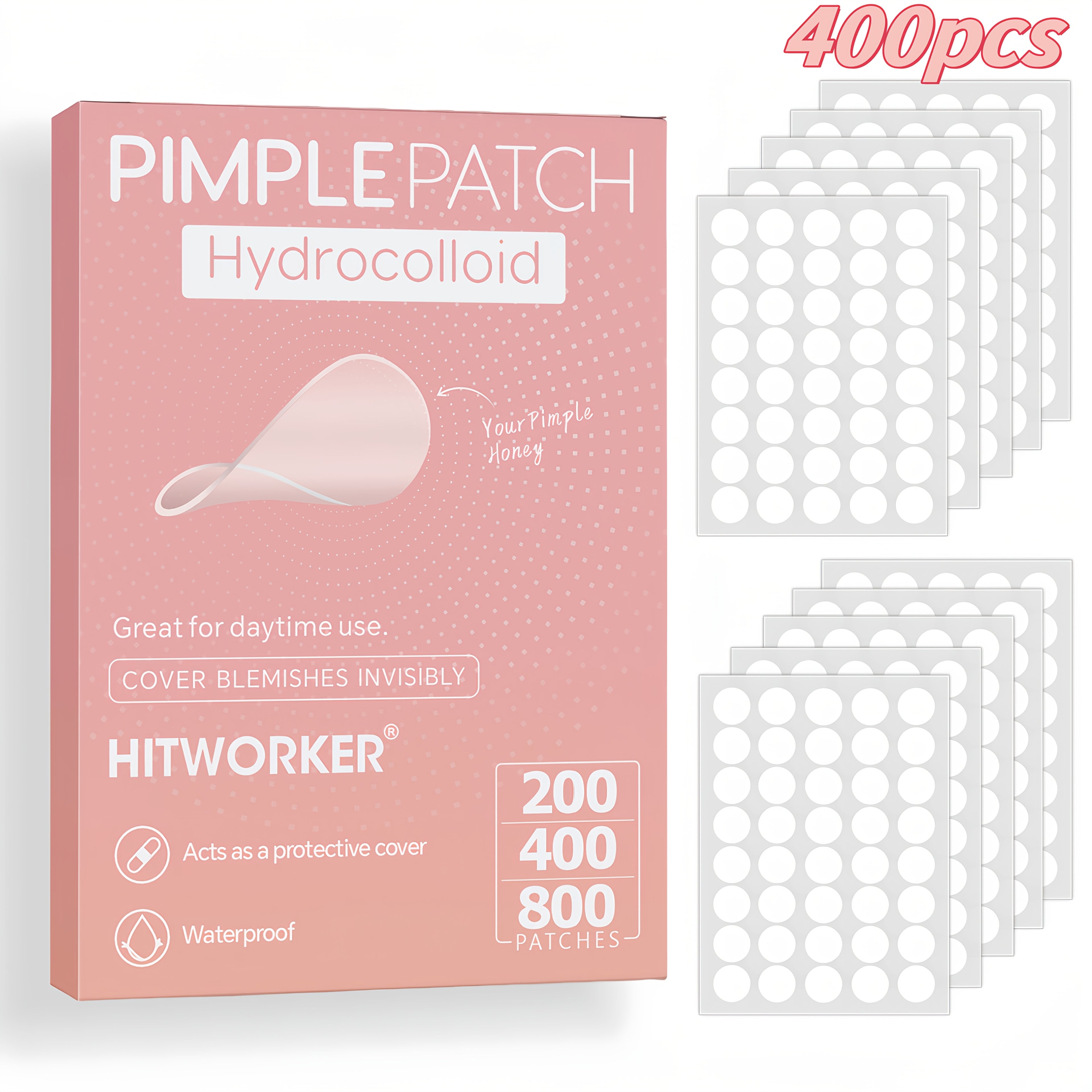 HITWORKER Hydrocolloid pimple patches