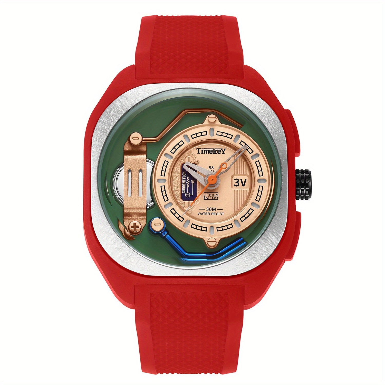 3ATM And Glowing Hands sports watch