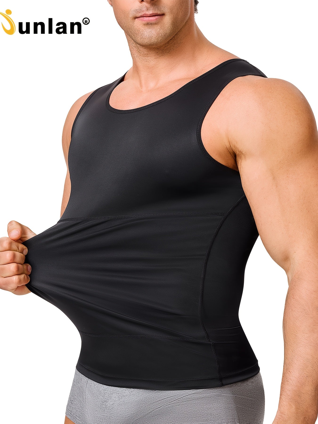 Mens High Compression Tummy Control Tank Top
