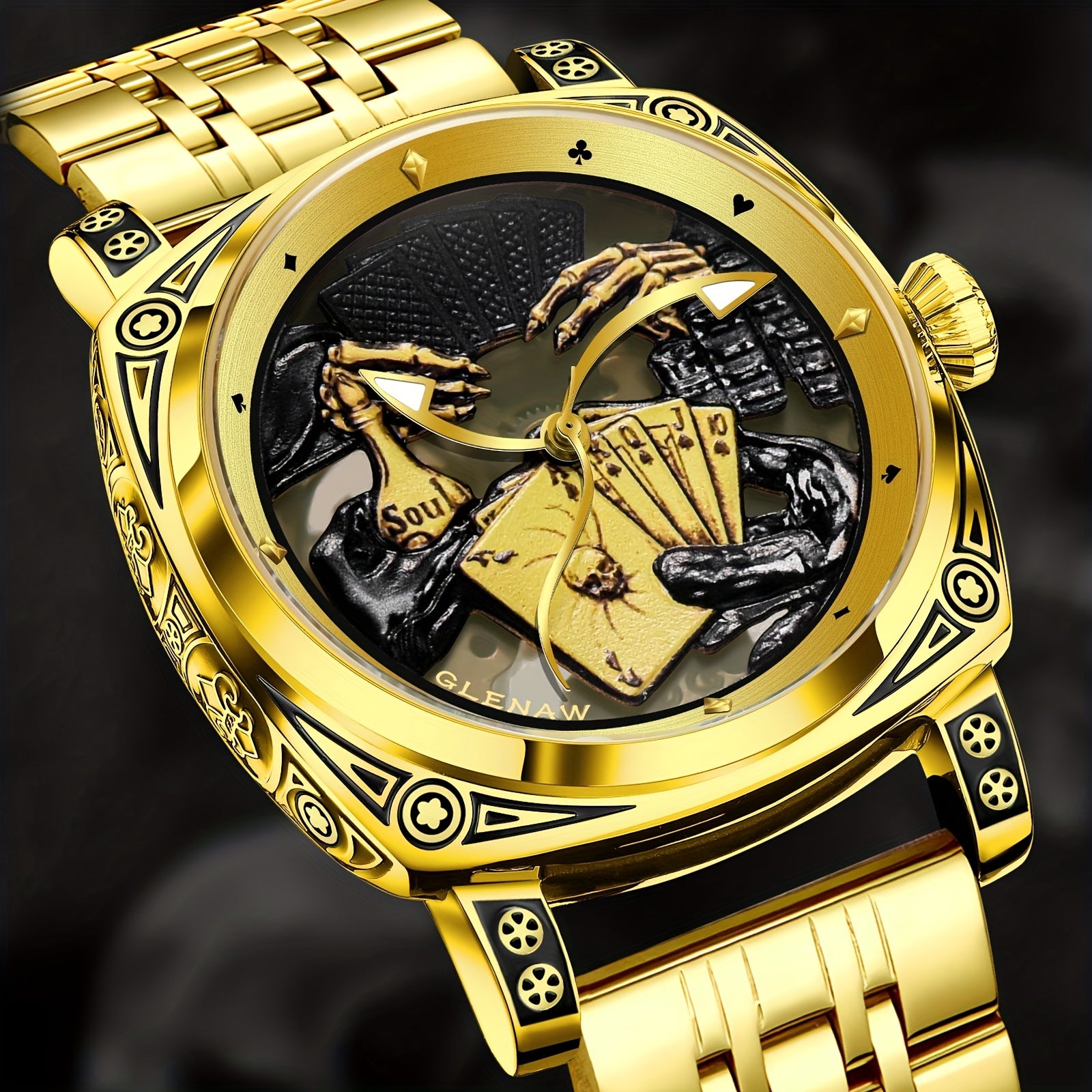 Carved Automatic Watch