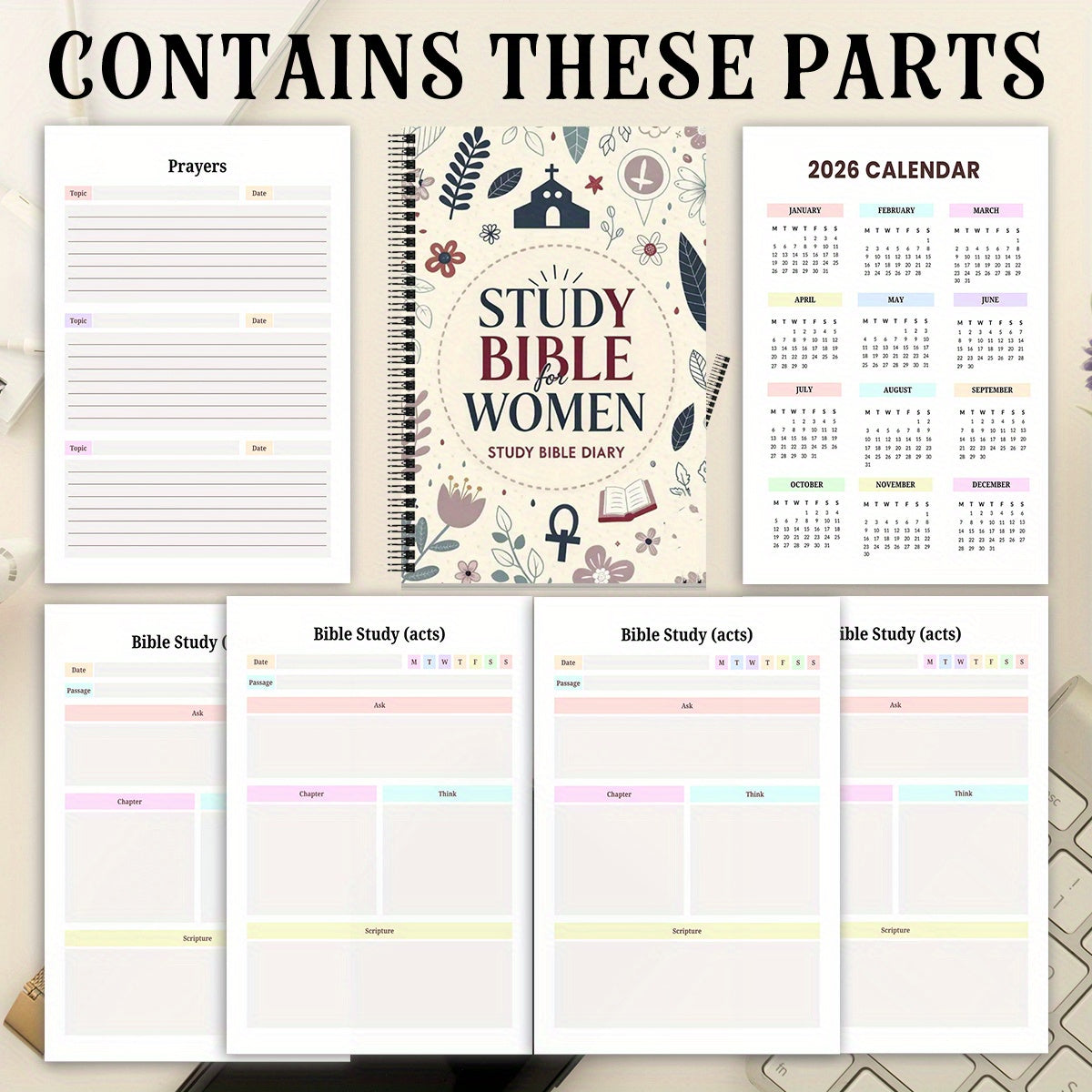 52 Week Bible Study Journal