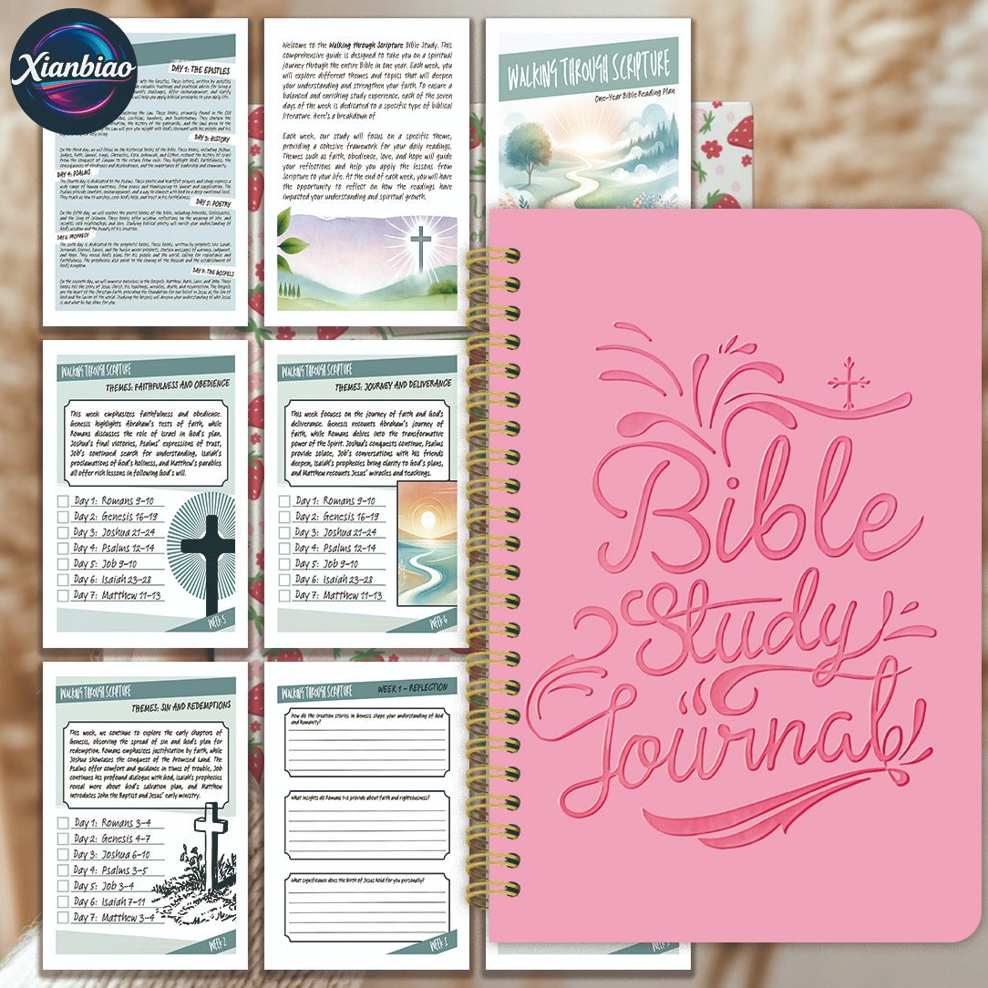 52 Week Bible Prayer & Bible Study Guide diary
