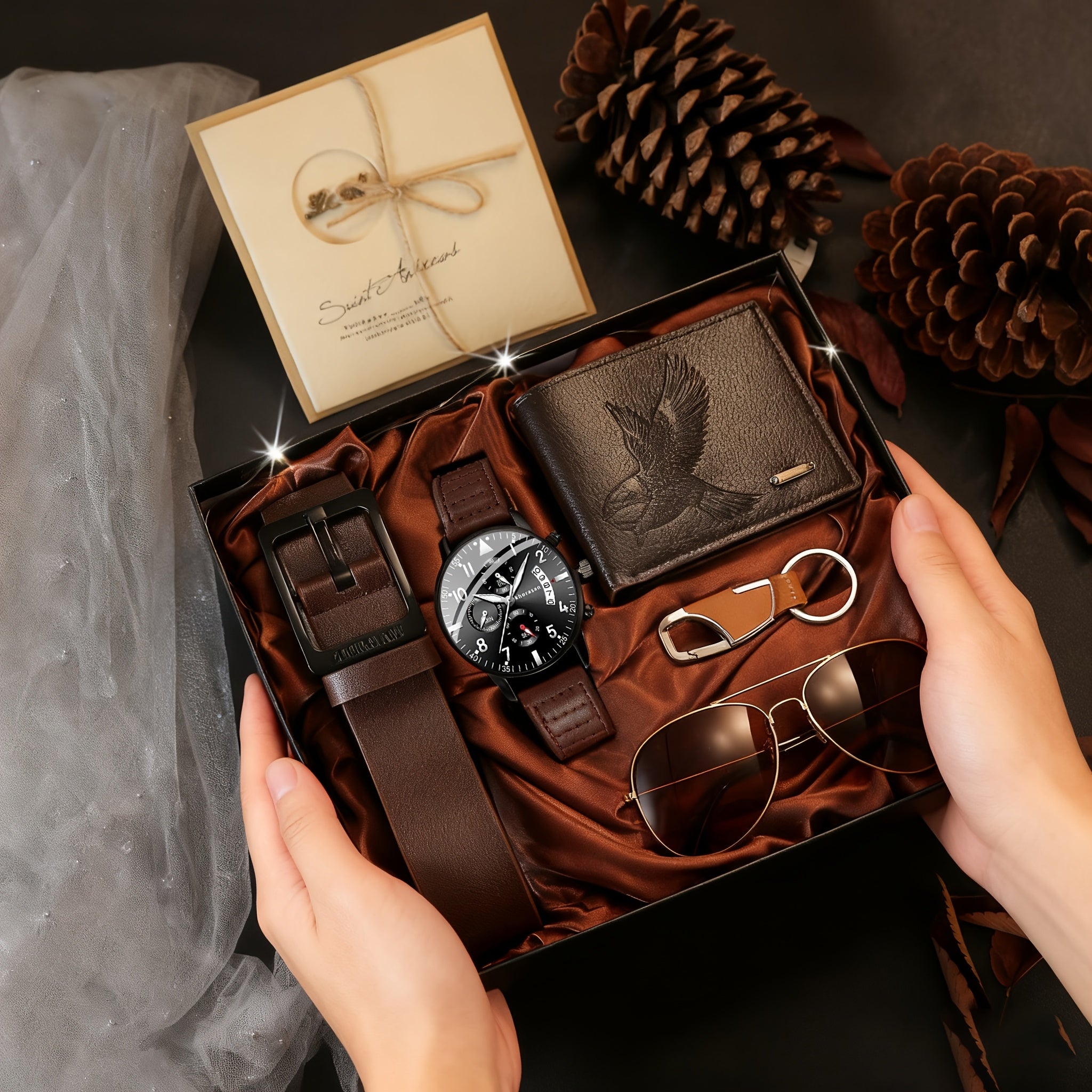 7pcs  Stylish watch gift set