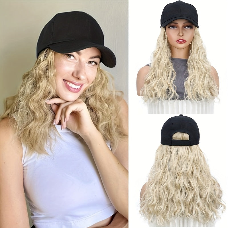 Stylish Women's Baseball Cap Wig