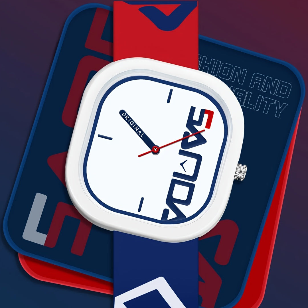 square Quartz sports Watch